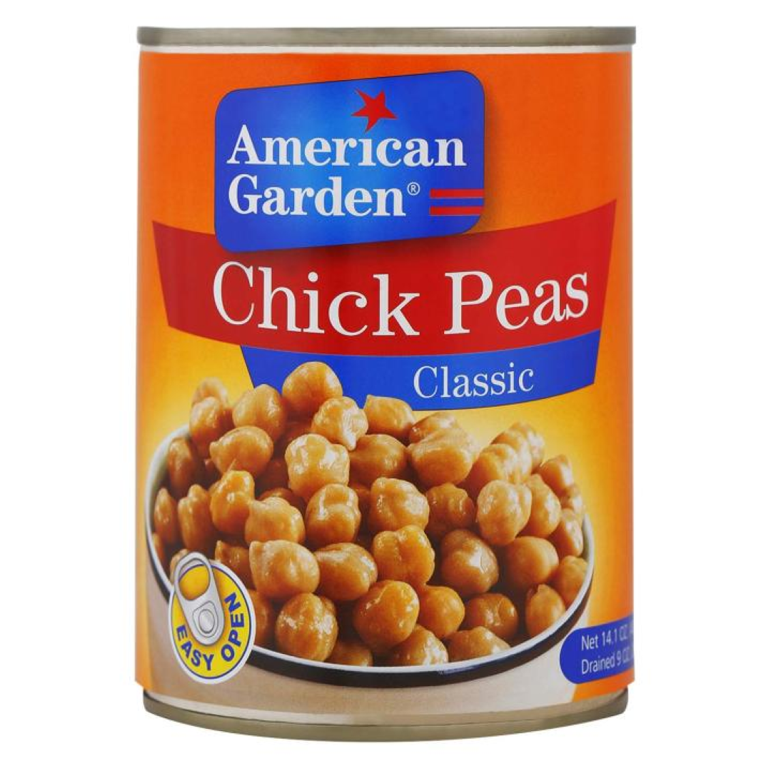 AMERICAN GARDEN CHICK PEAS 400G